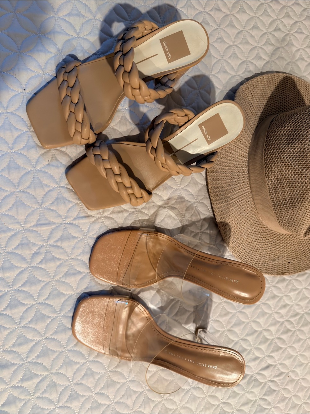 Dolce Vita + Zara sandal Heels in tan